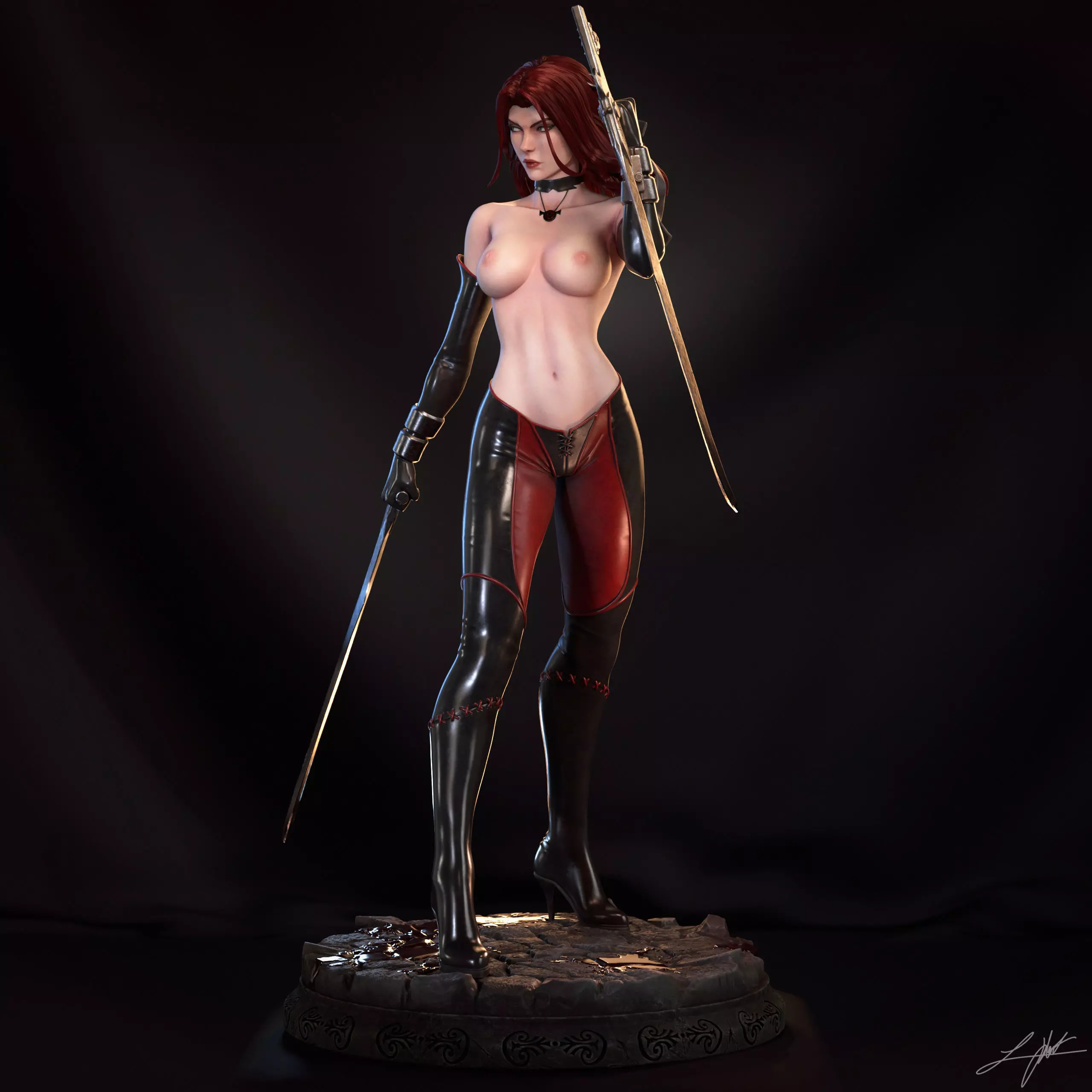 Rayne Bloodrayne 3D print model_10
