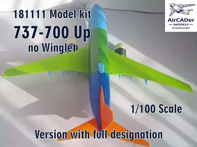 181111 Model kit Boeing 737-700 no Winglet Up