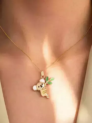 Koala pendant jewelry 3D model