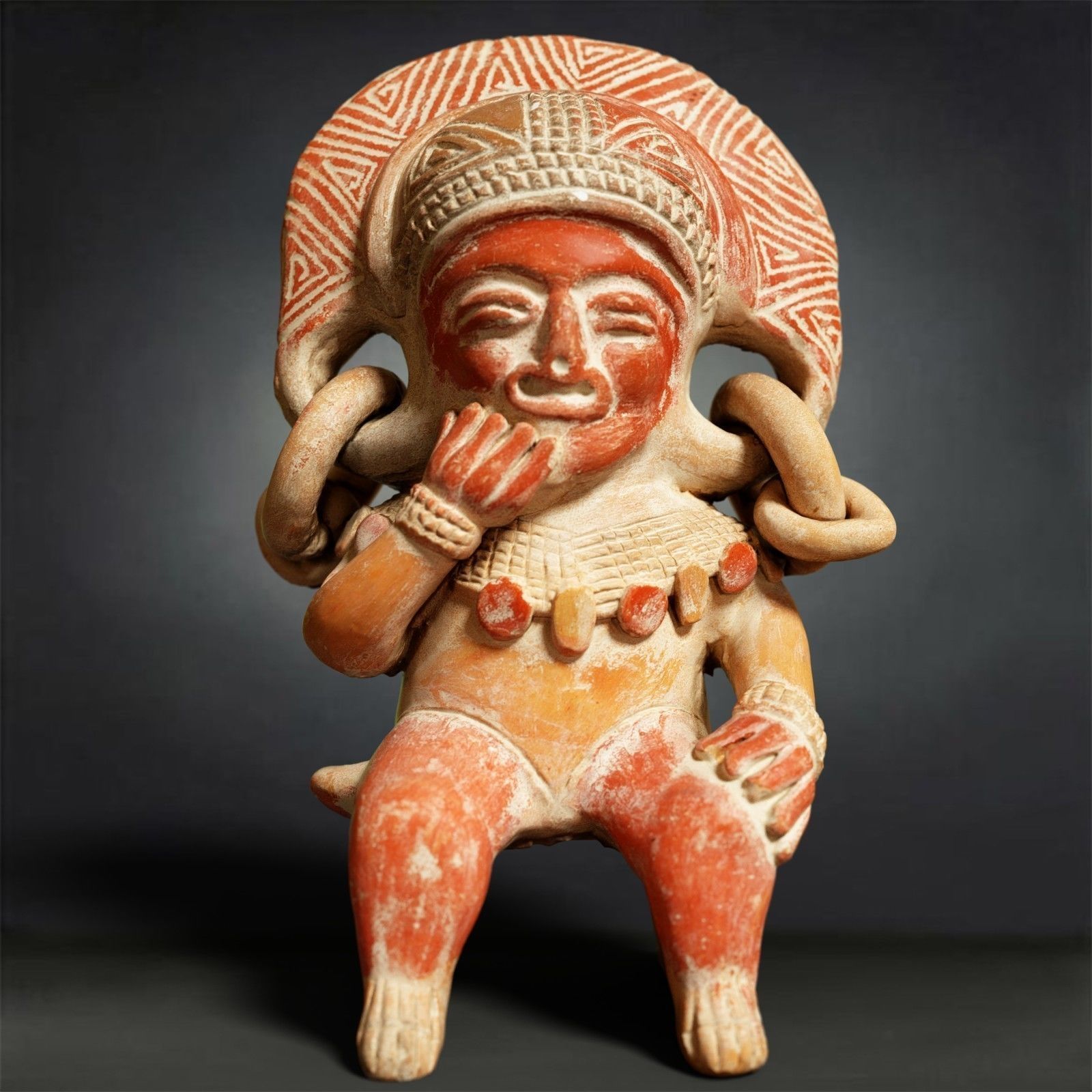 6 Statues Collection mexican figurine Low-poly 3D model_2