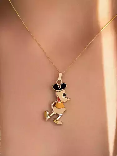 Mickey Mouse Pendant Jewelry 3D Model