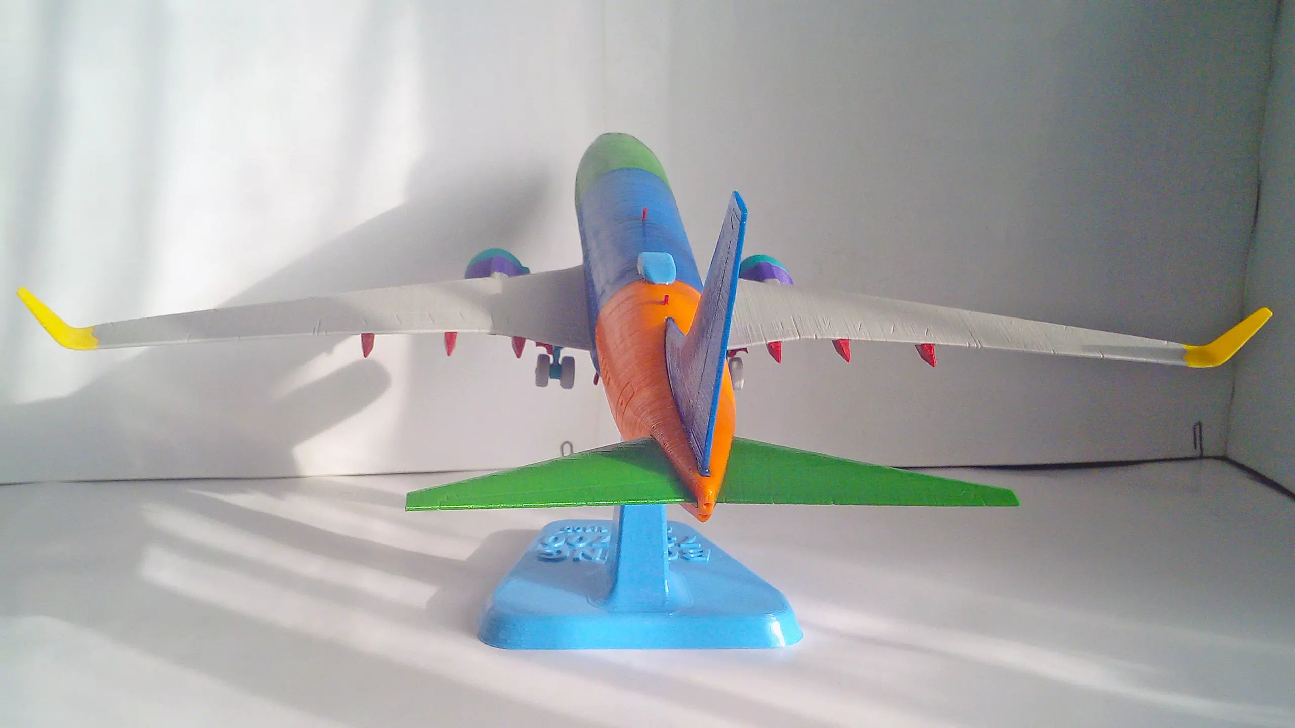 181213 Model kit Boeing 737-700 Sharklet Down 3D print model_11