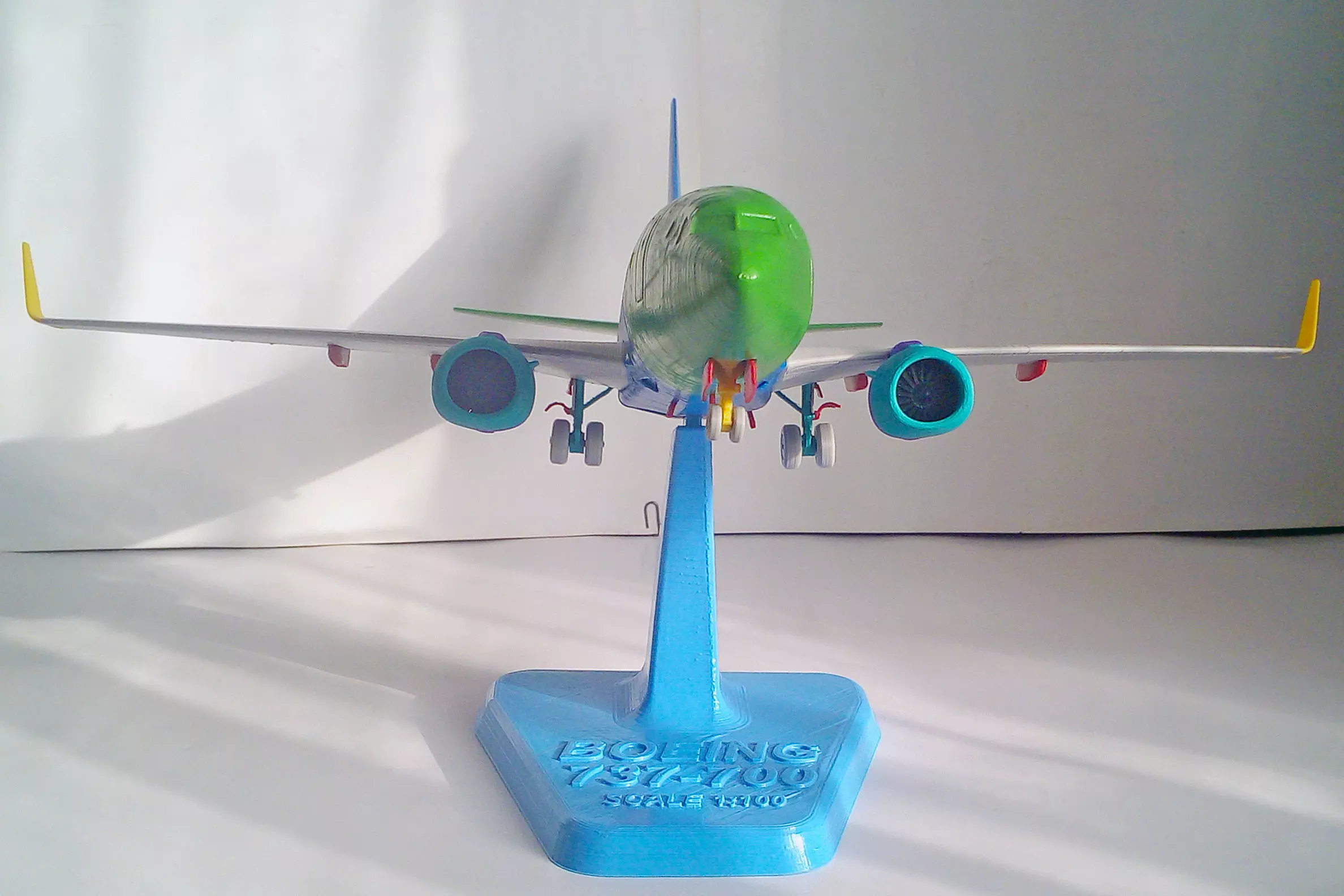 181213 Model kit Boeing 737-700 Sharklet Down 3D print model_10