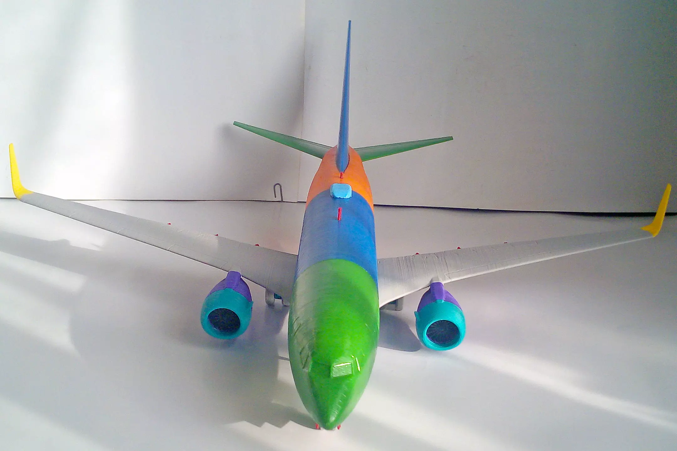 181213 Model kit Boeing 737-700 Sharklet Down 3D print model_4