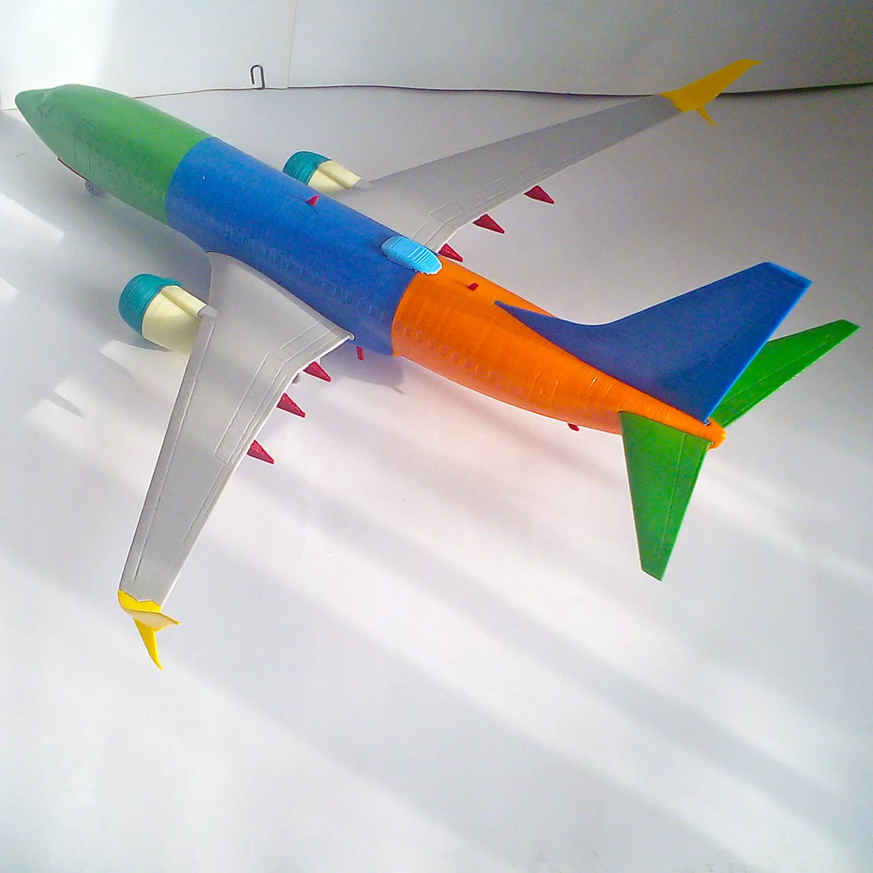 181214 Model kit Boeing 737-700 Split Scimitar Down 3D print model_1