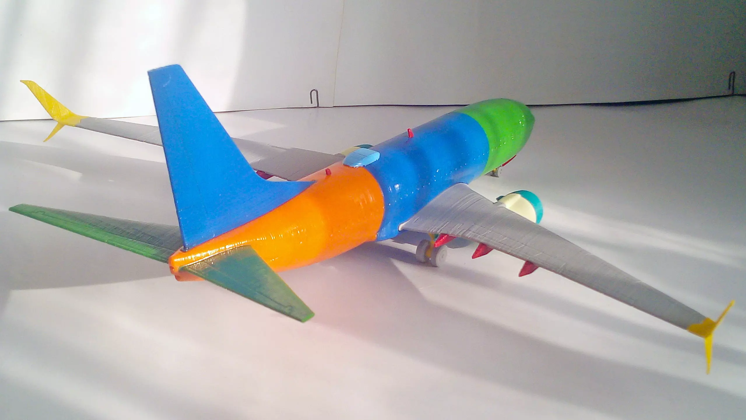 181214 Model kit Boeing 737-700 Split Scimitar Down 3D print model_5