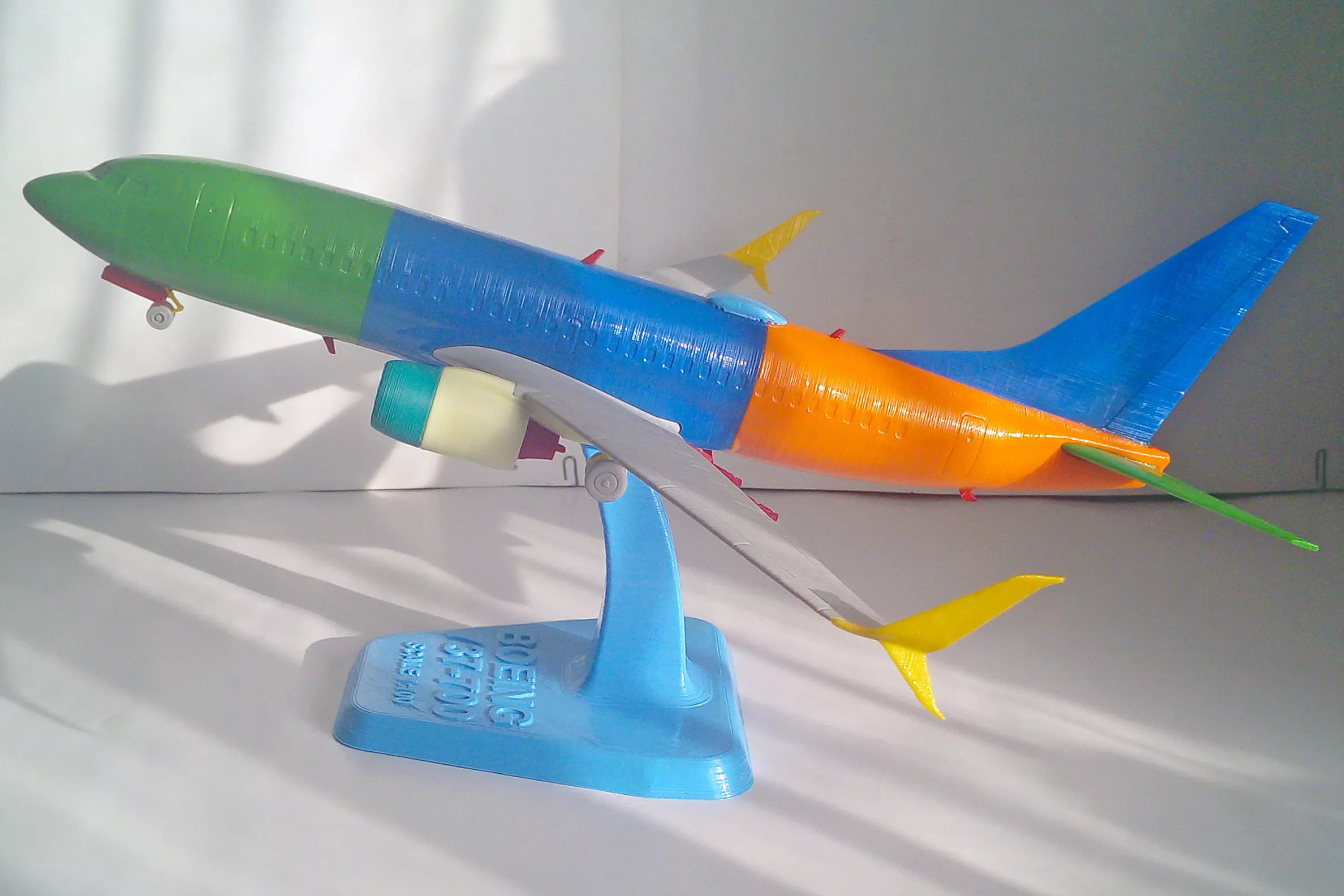 181214 Model kit Boeing 737-700 Split Scimitar Down 3D print model_9