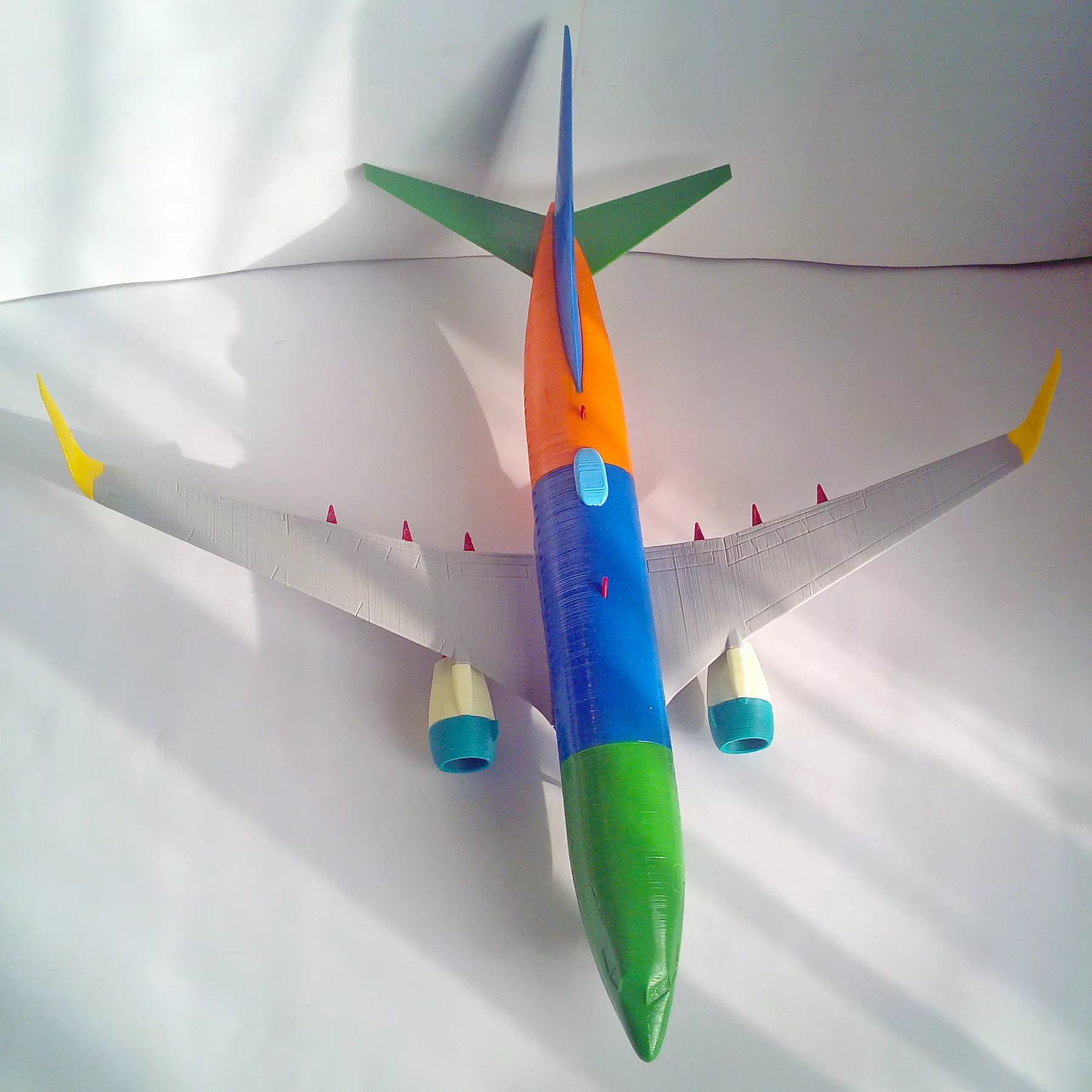 181214 Model kit Boeing 737-700 Split Scimitar Down 3D print model_2