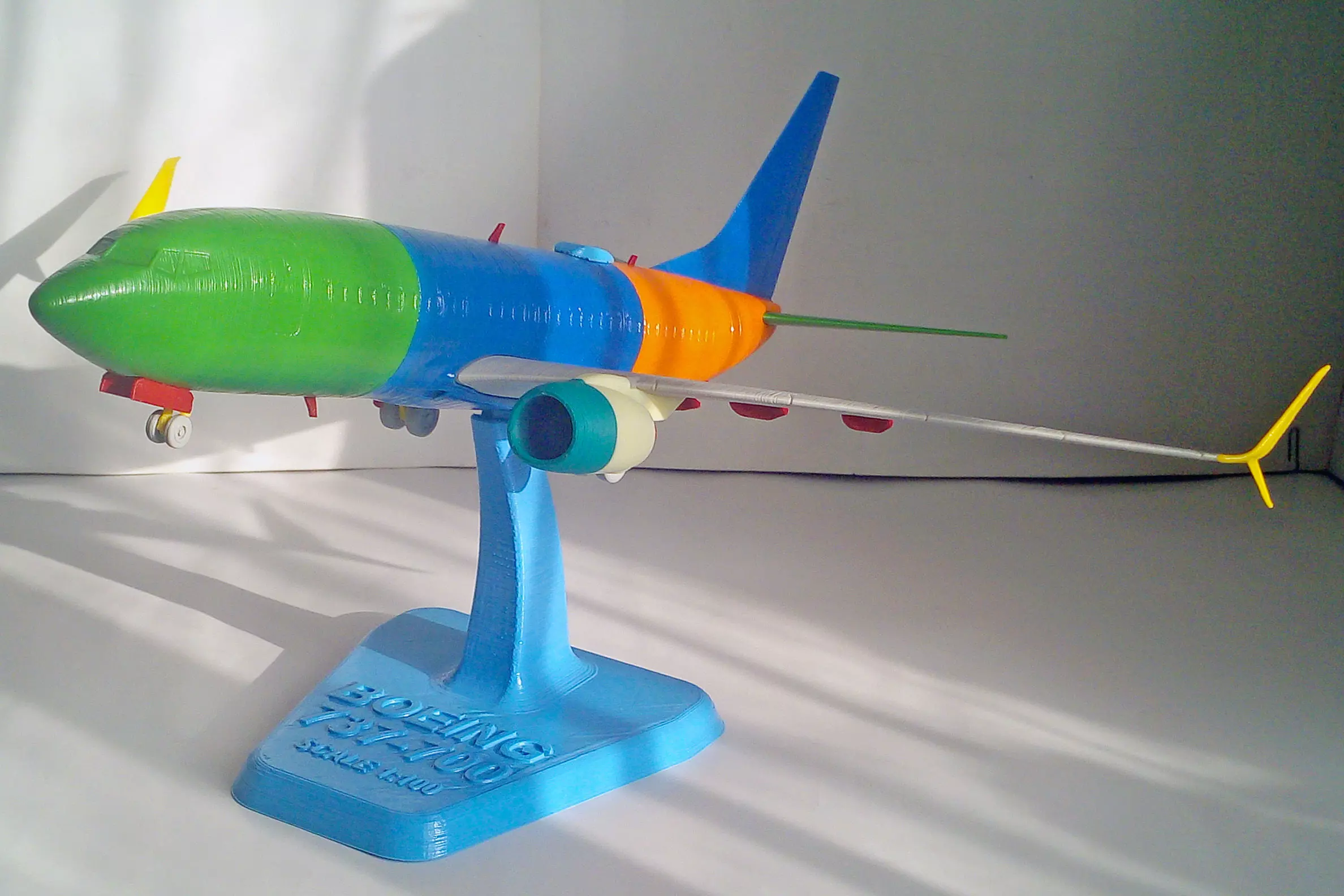 181214 Model kit Boeing 737-700 Split Scimitar Down 3D print model_8