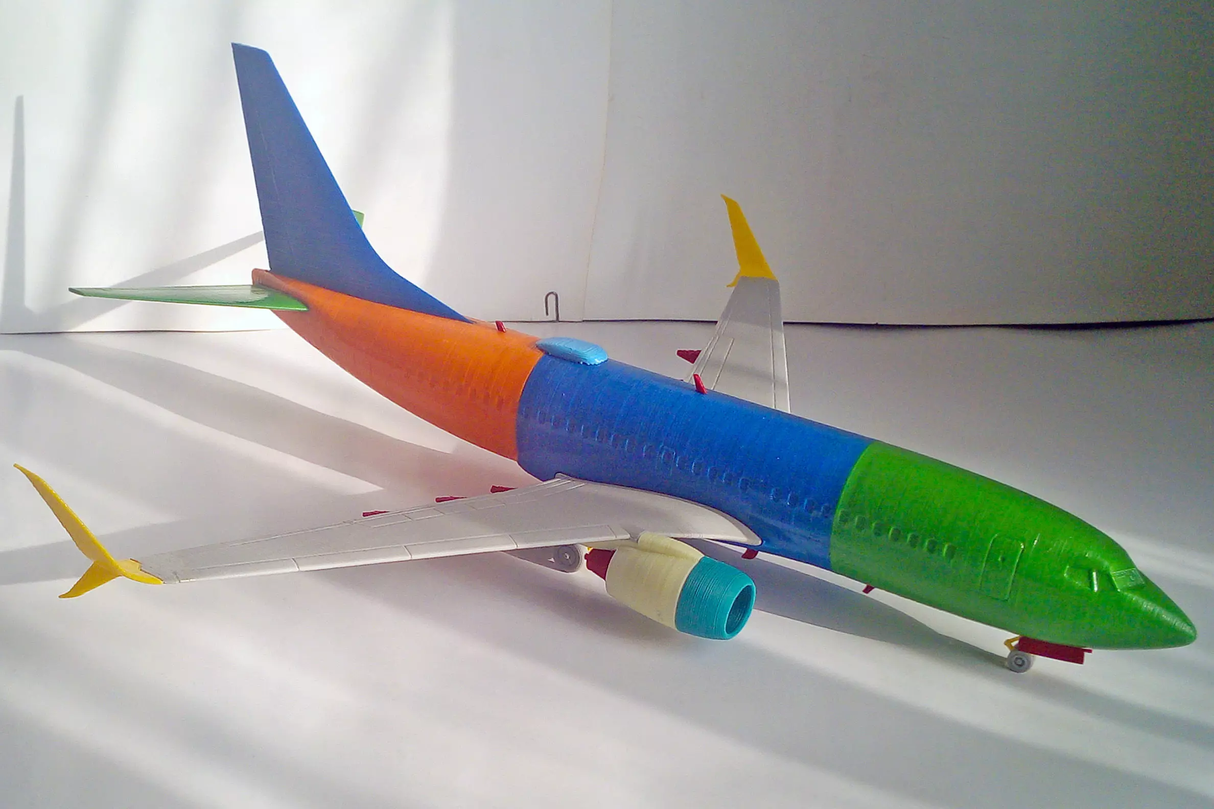 181214 Model kit Boeing 737-700 Split Scimitar Down 3D print model_6