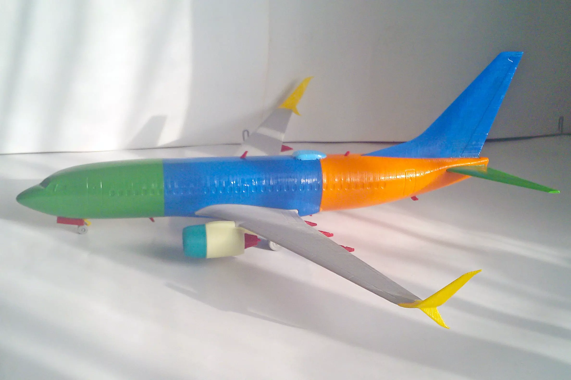 181214 Model kit Boeing 737-700 Split Scimitar Down 3D print model_4