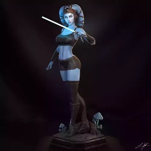 Aayla Secura 3D print model