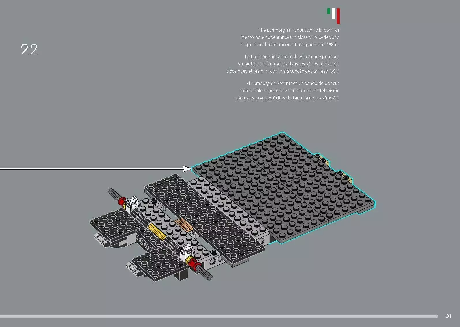 TwindBricks3D - 10337 Lambo Countach 5000 Quattrovalvole 3D print model_13