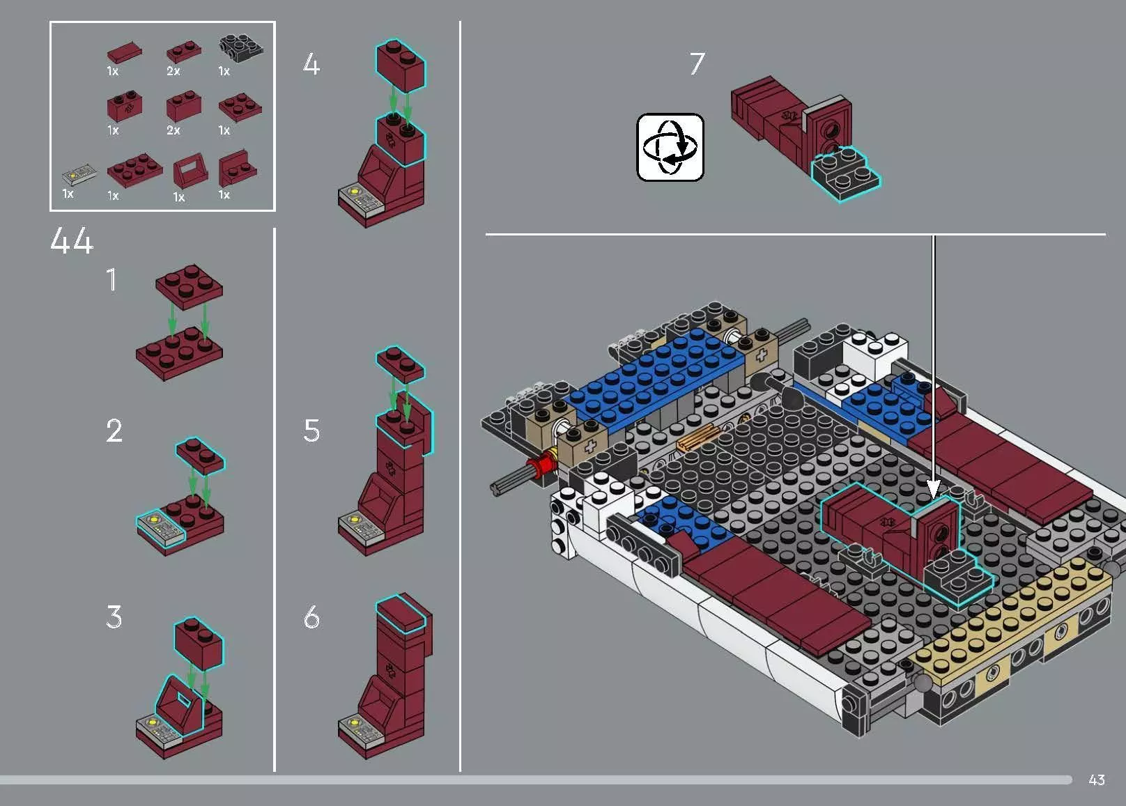 TwindBricks3D - 10337 Lambo Countach 5000 Quattrovalvole 3D print model_35