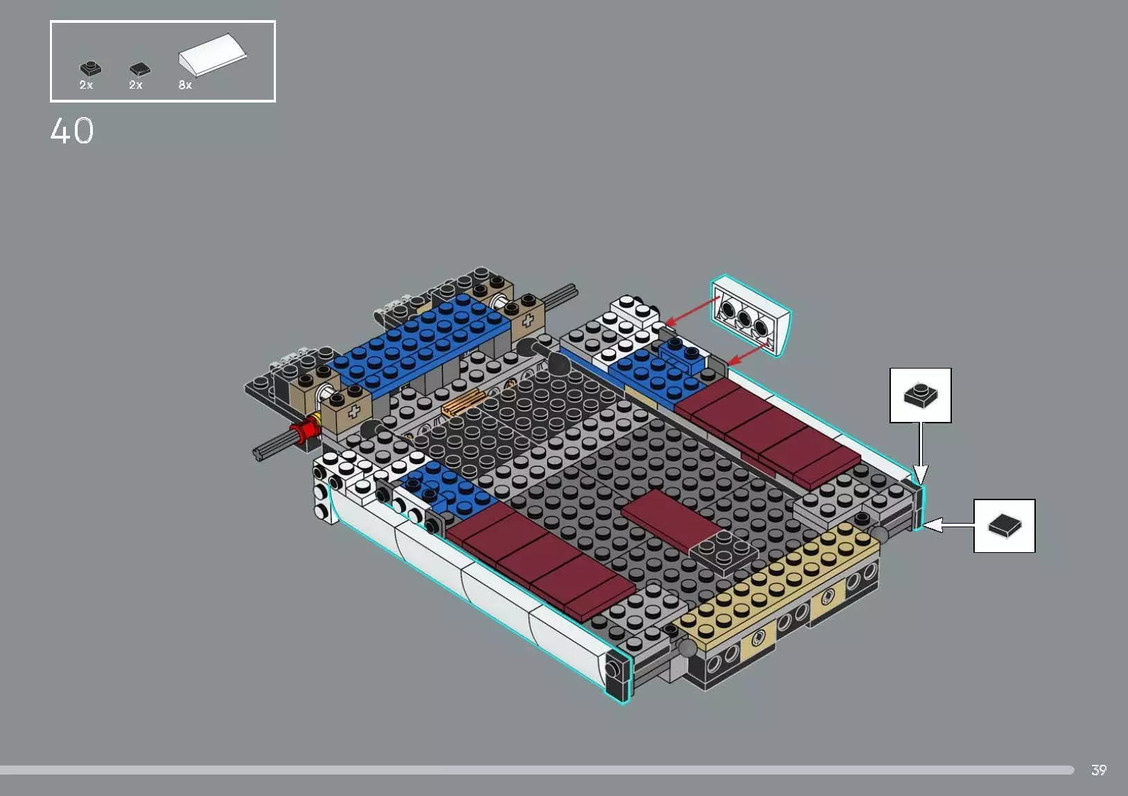 TwindBricks3D - 10337 Lambo Countach 5000 Quattrovalvole 3D print model_31