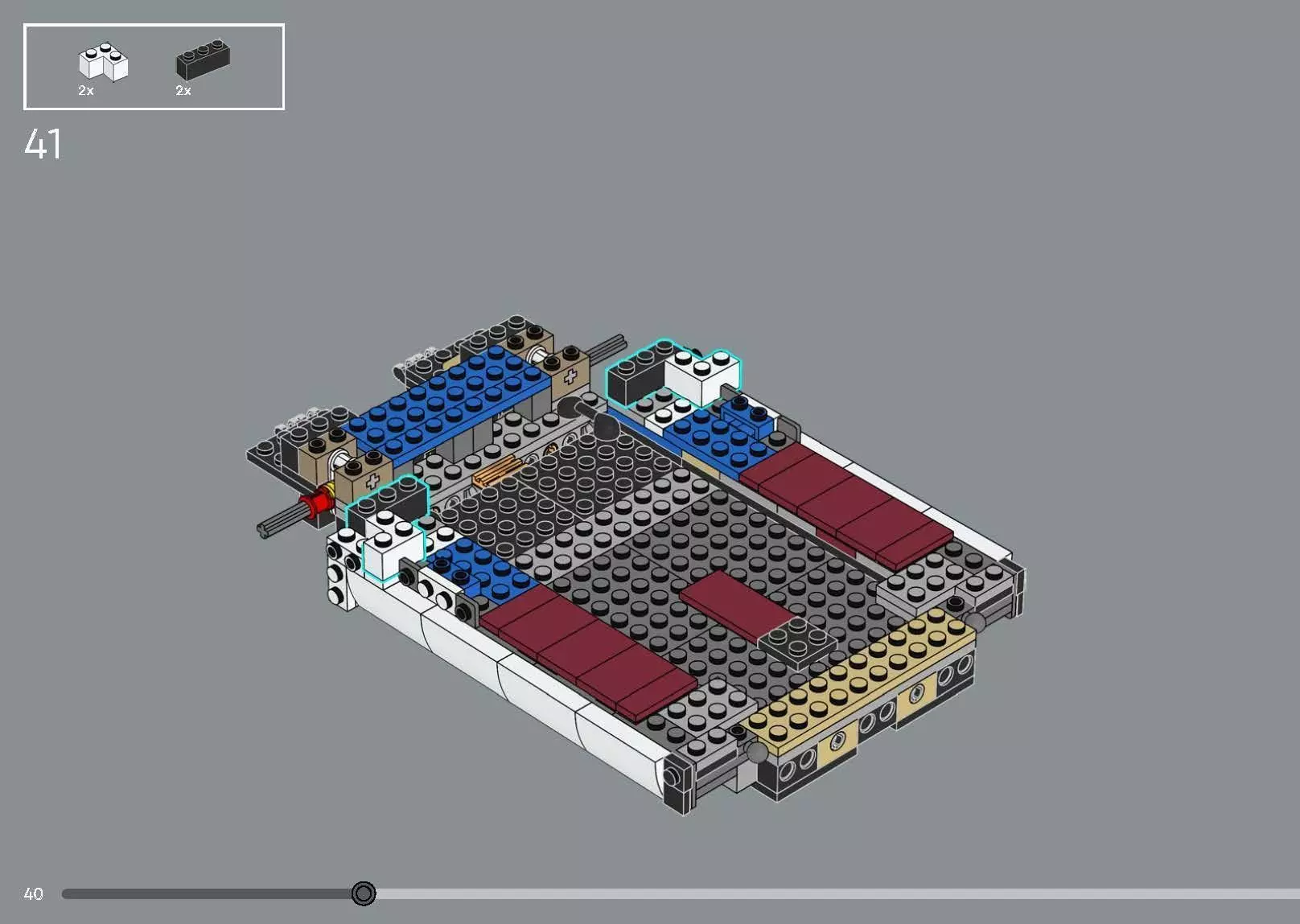 TwindBricks3D - 10337 Lambo Countach 5000 Quattrovalvole 3D print model_32