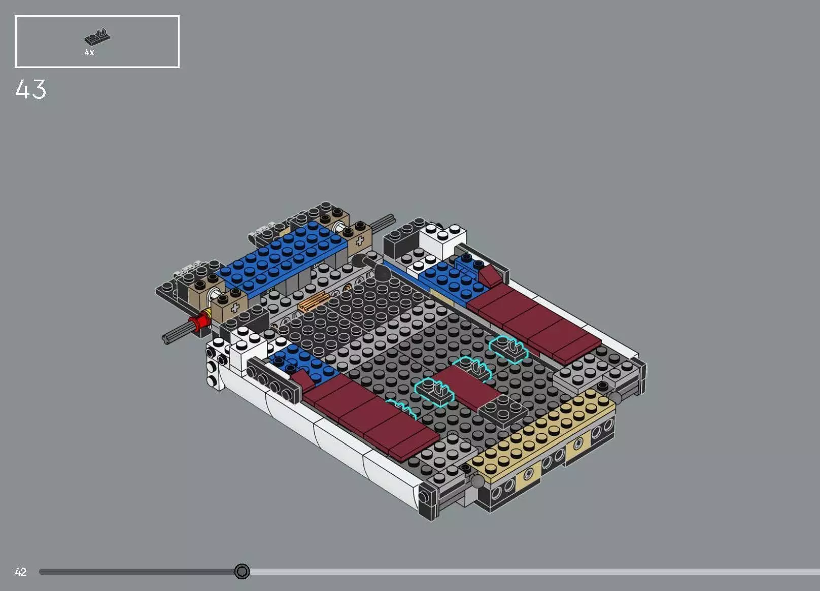 TwindBricks3D - 10337 Lambo Countach 5000 Quattrovalvole 3D print model_34