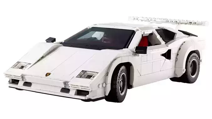 TwindBricks3D - 10337 Lambo Countach 5000 Quattrovalvole