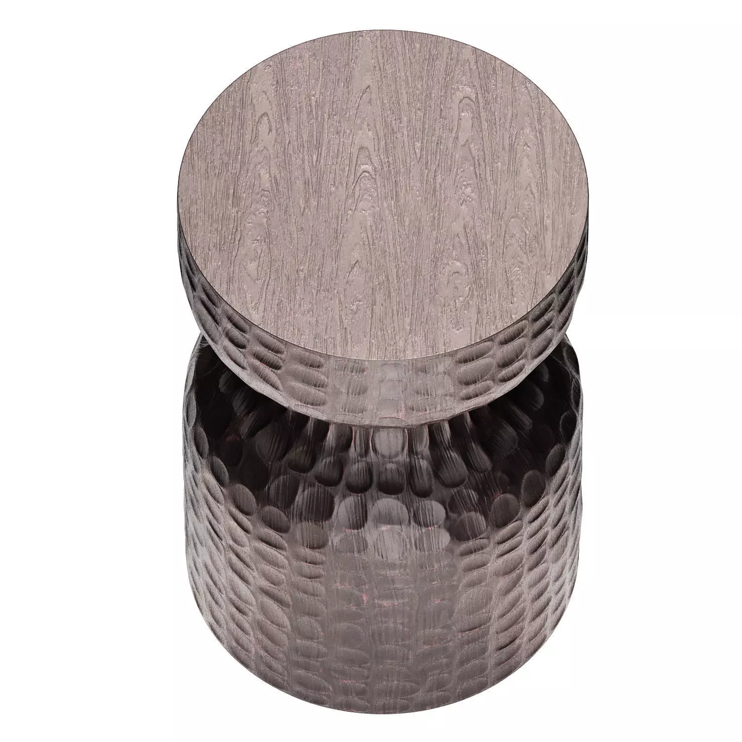 rael side table in stained acacia 3D model_2