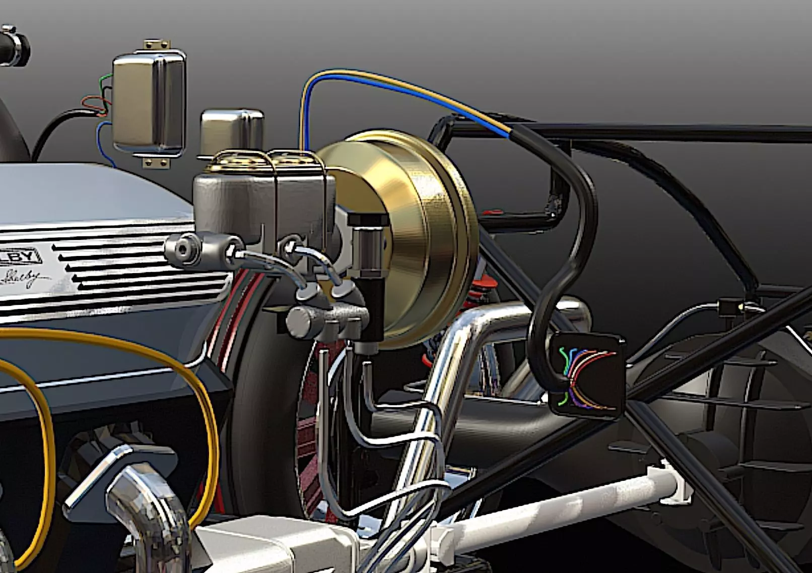 65 Carbon Fiber AC Cobra  - H-Poly 3D Model 3D model_29