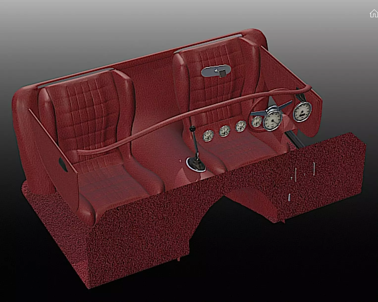 65 Carbon Fiber AC Cobra  - H-Poly 3D Model 3D model_31