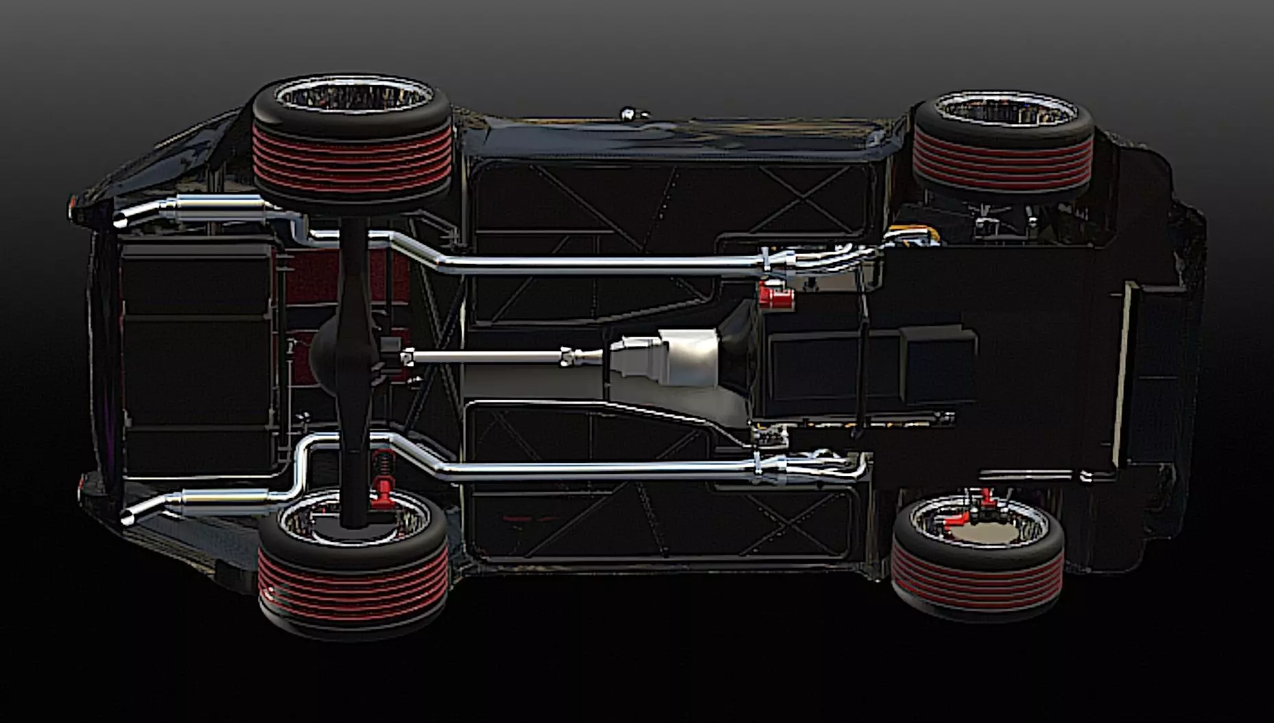 65 Carbon Fiber AC Cobra  - H-Poly 3D Model 3D model_17