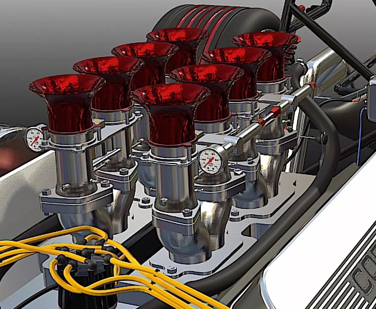 65 Carbon Fiber AC Cobra  - H-Poly 3D Model 3D model_26