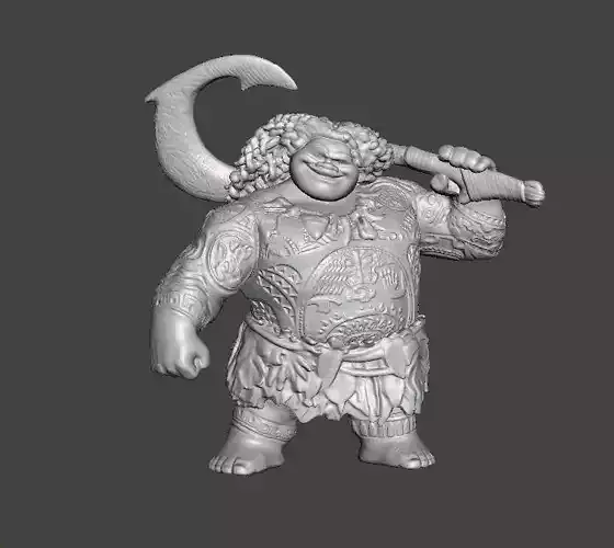 MAUI SCULPTURE FIGURE MODEL STATUE ORNAMENT