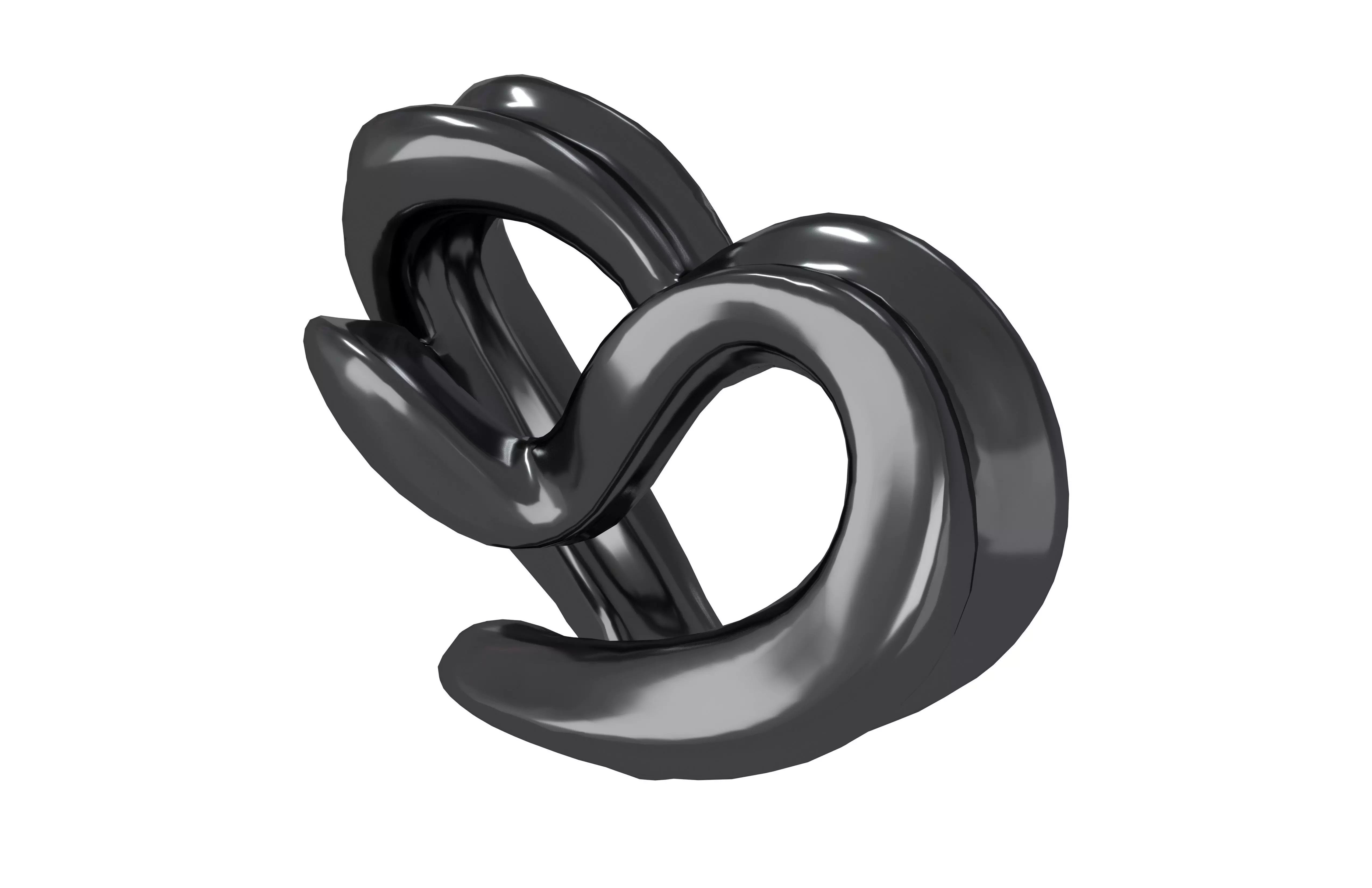 Abstract Heart Shape v1 002 Low-poly 3D model_1