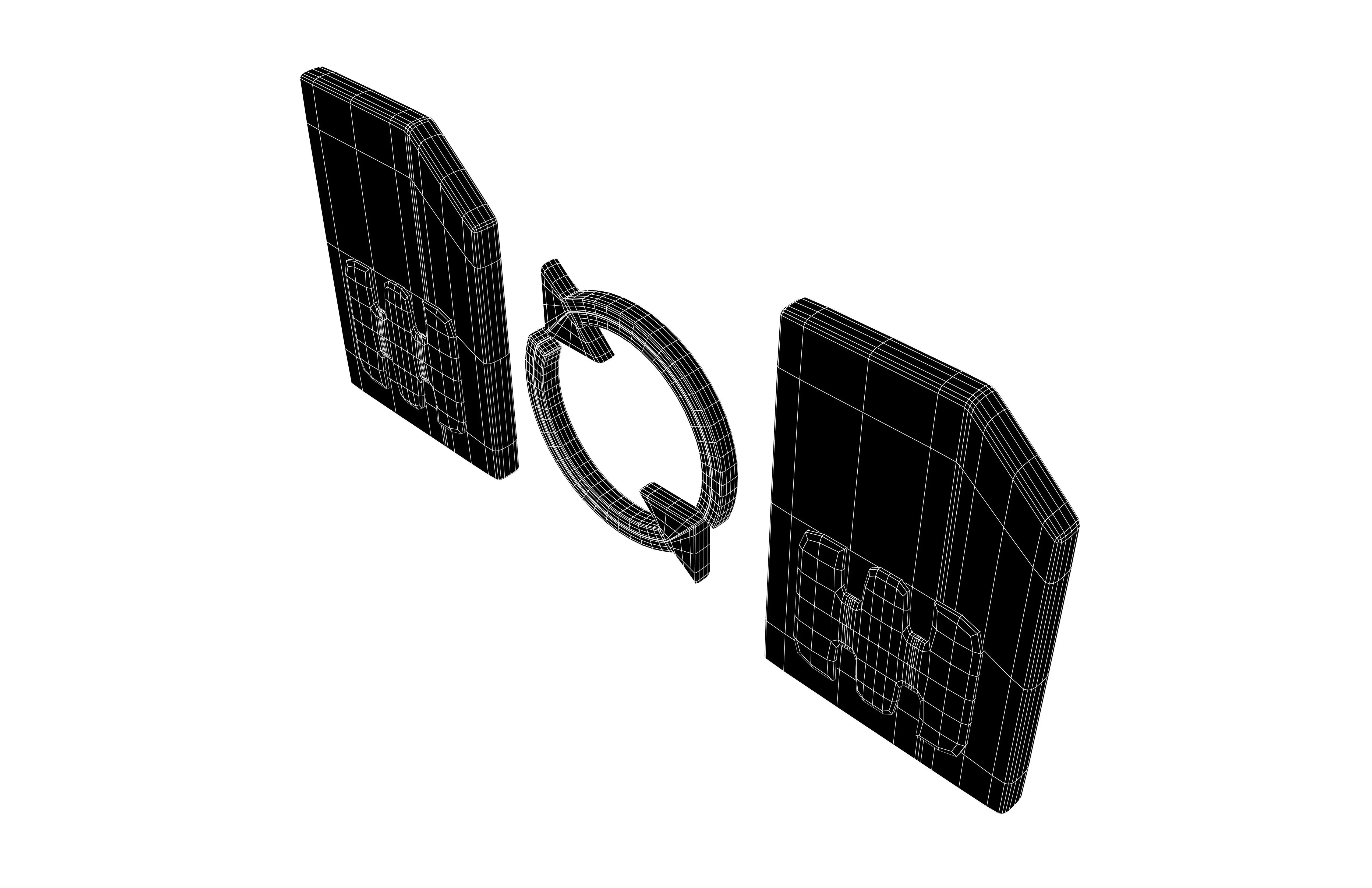 Replace SIM Card Icon v1 001 Low-poly 3D model_6