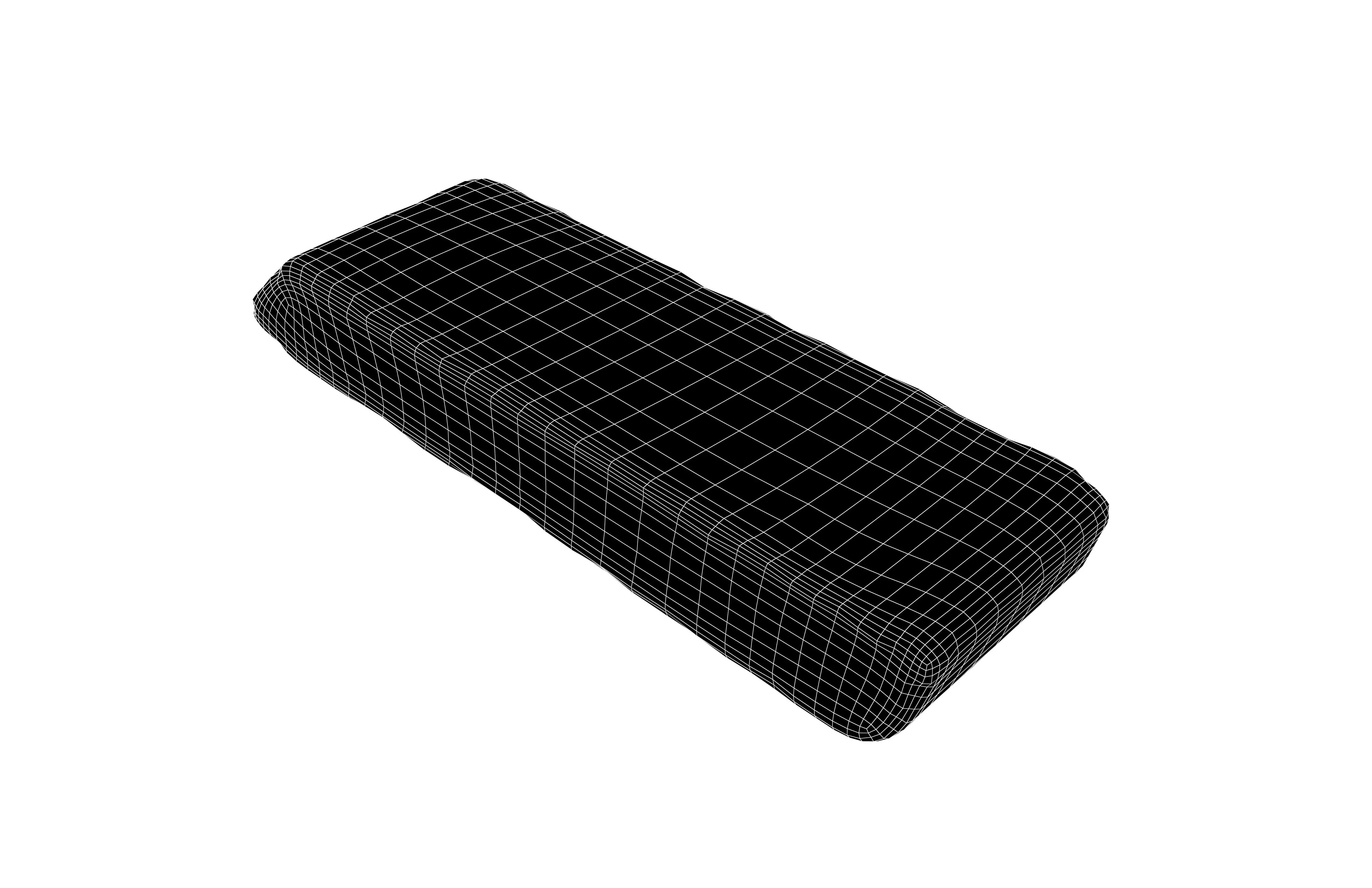 Eraser v2 002 Low-poly 3D model_7