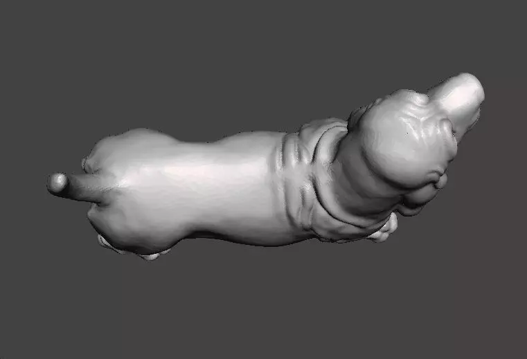 DOG BASSET HOUND STATUE SCULPTURE FIGURE MODEL PET 3D print model_7