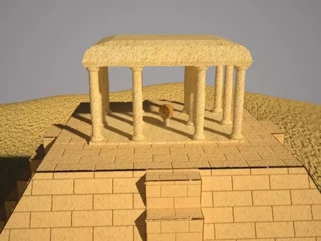 Historic Pyramid Temple  3D model_0