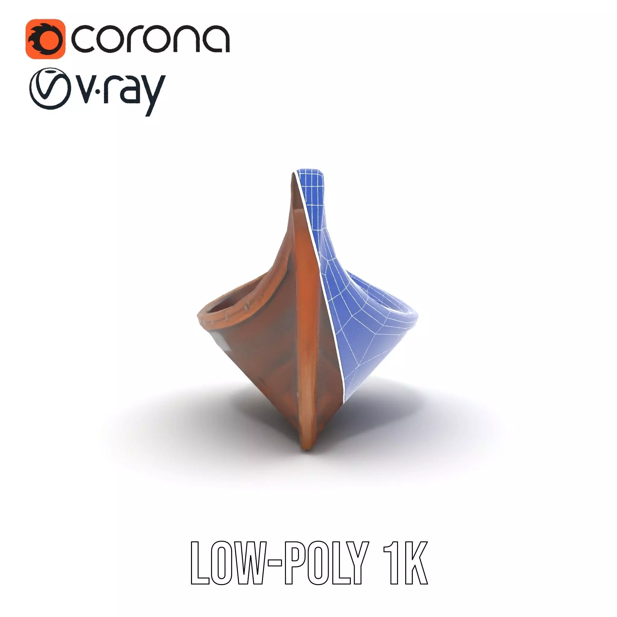 Medieval Wooden Longboat Model Pack Low-poly 3D model_31