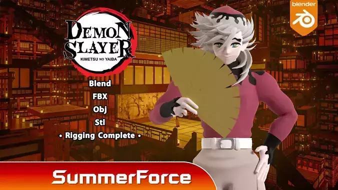 Doma - Demon Slayer Infinity Castle 3D model