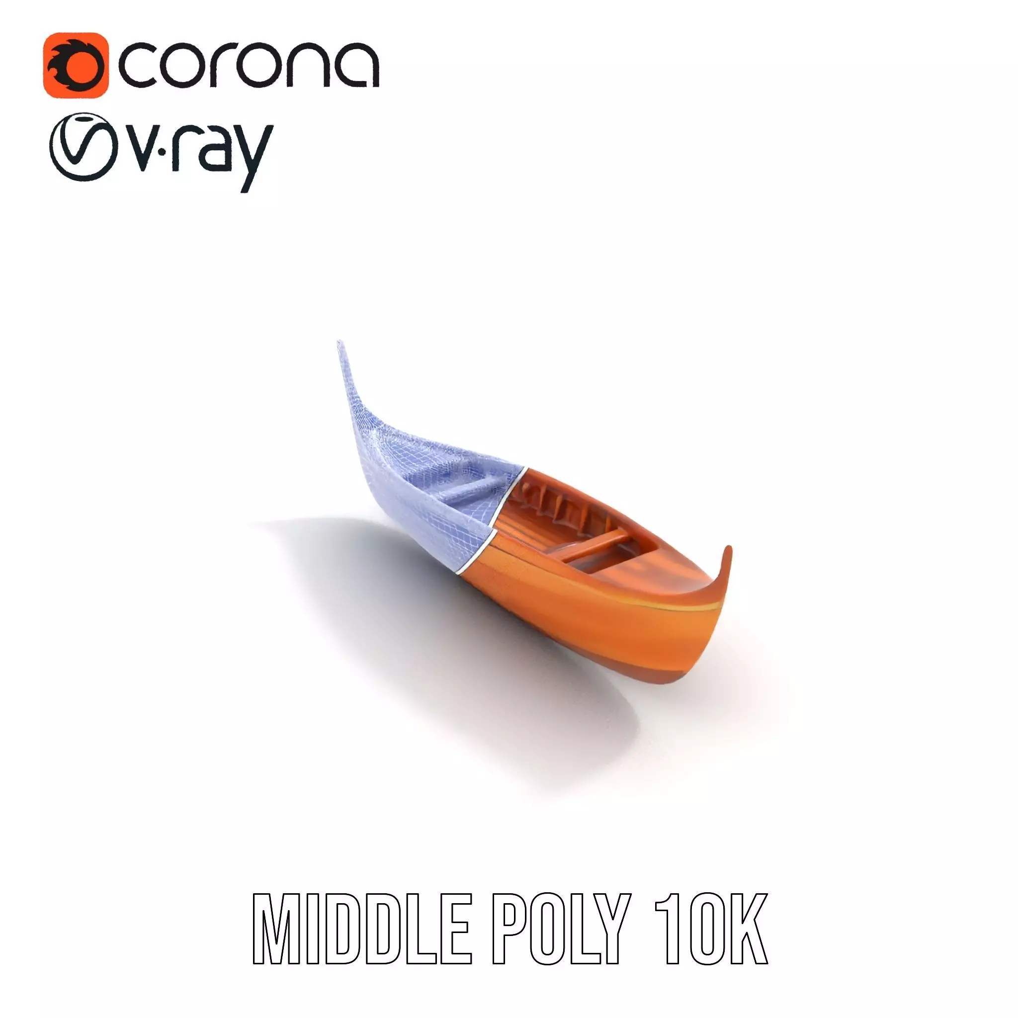 Viking Longship Model Pack with Detailed Wooden Texture Low-poly 3D model_12