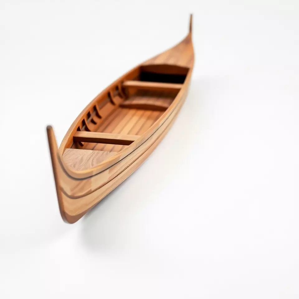 Viking Longship Model Pack with Detailed Wooden Texture Low-poly 3D model_2