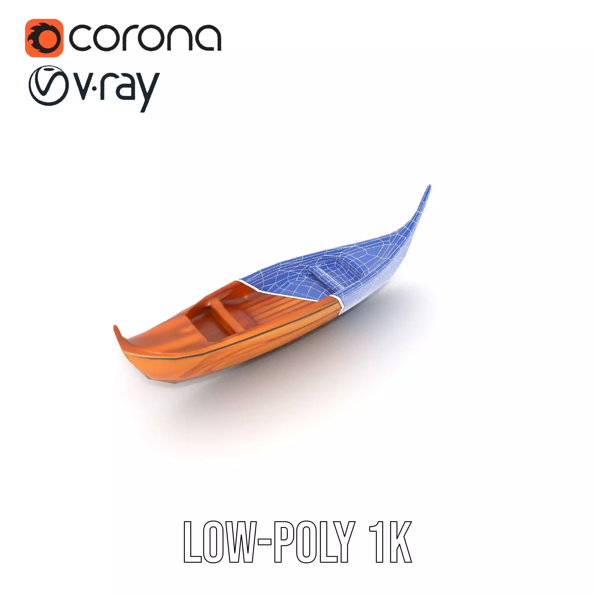 Viking Longship Model Pack with Detailed Wooden Texture Low-poly 3D model_13
