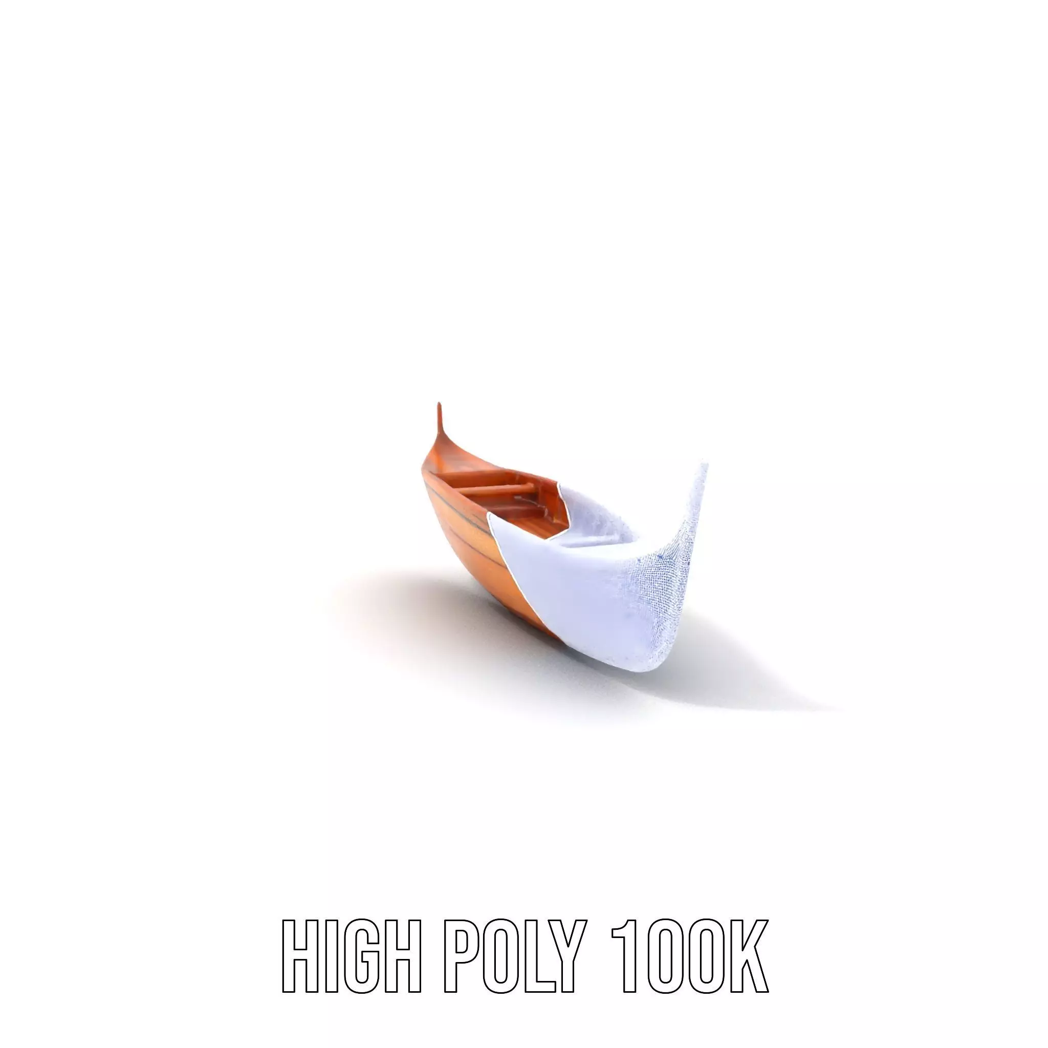 Viking Longship Model Pack with Detailed Wooden Texture Low-poly 3D model_4
