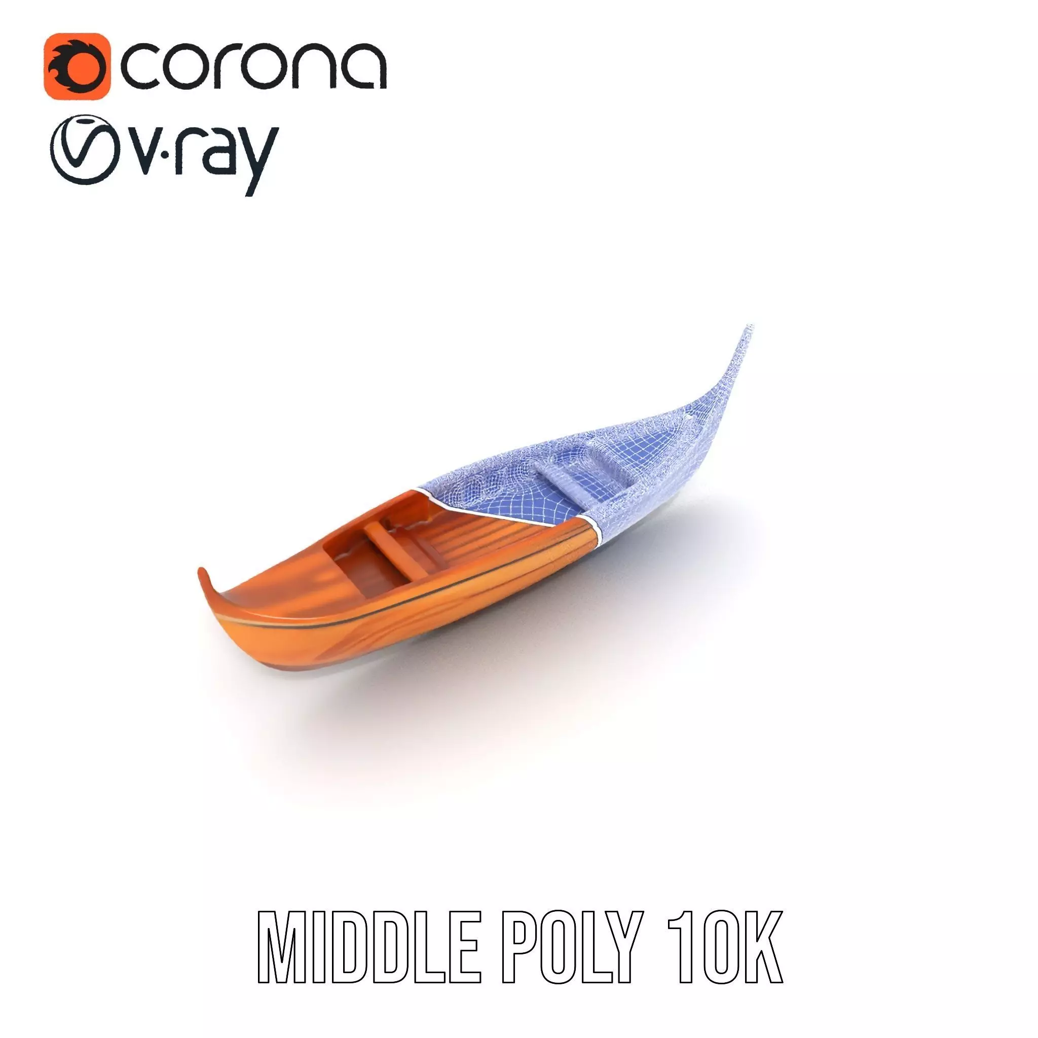 Viking Longship Model Pack with Detailed Wooden Texture Low-poly 3D model_23