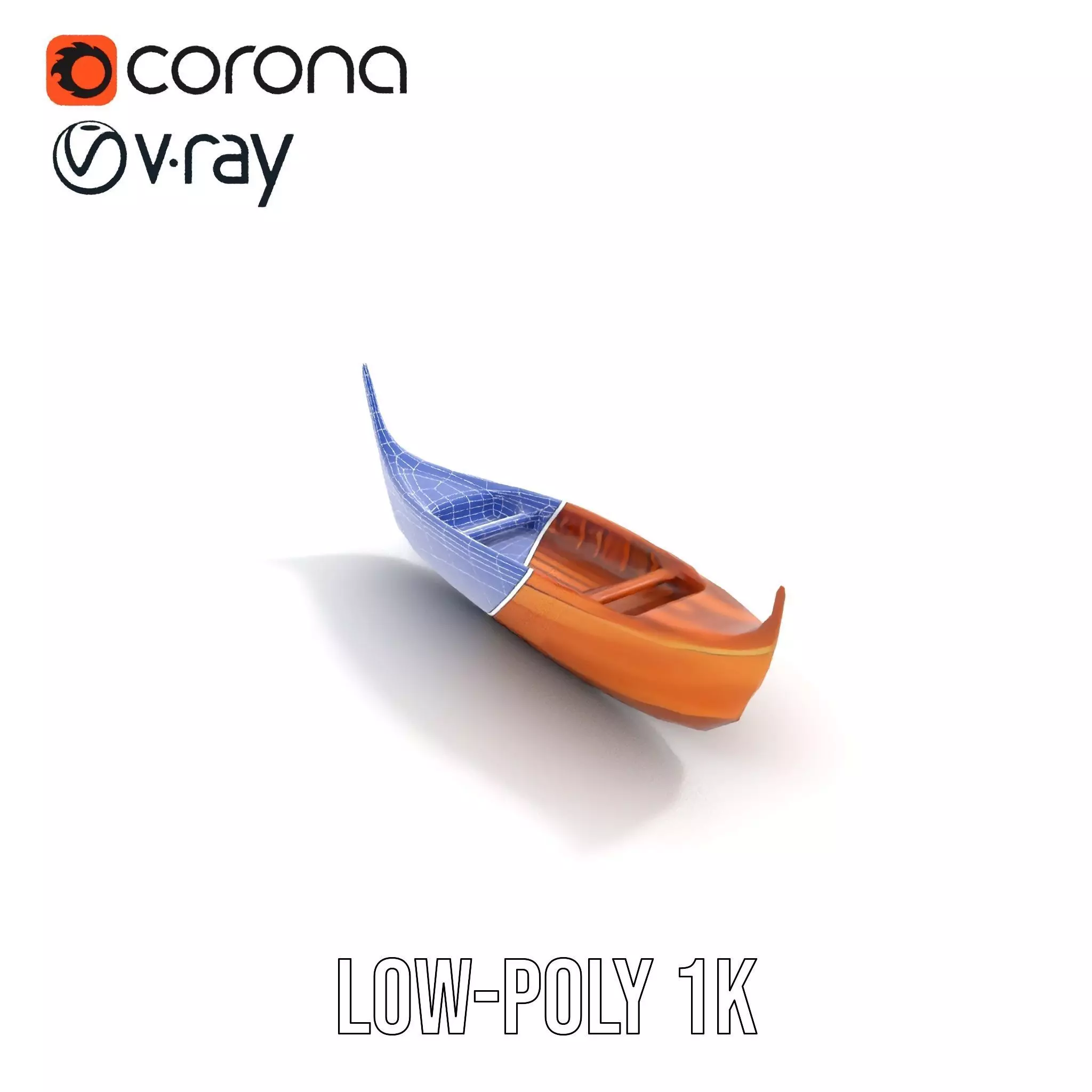 Viking Longship Model Pack with Detailed Wooden Texture Low-poly 3D model_21