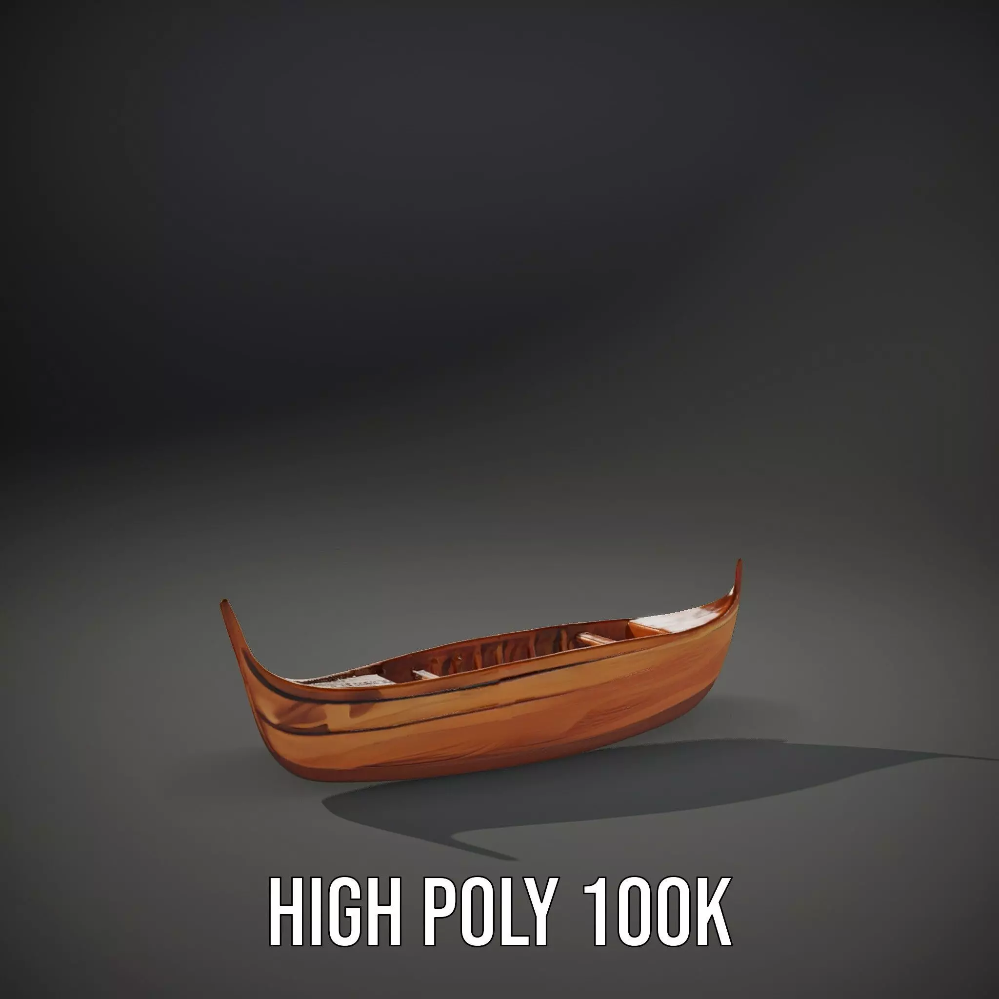 Viking Longship Model Pack with Detailed Wooden Texture Low-poly 3D model_31