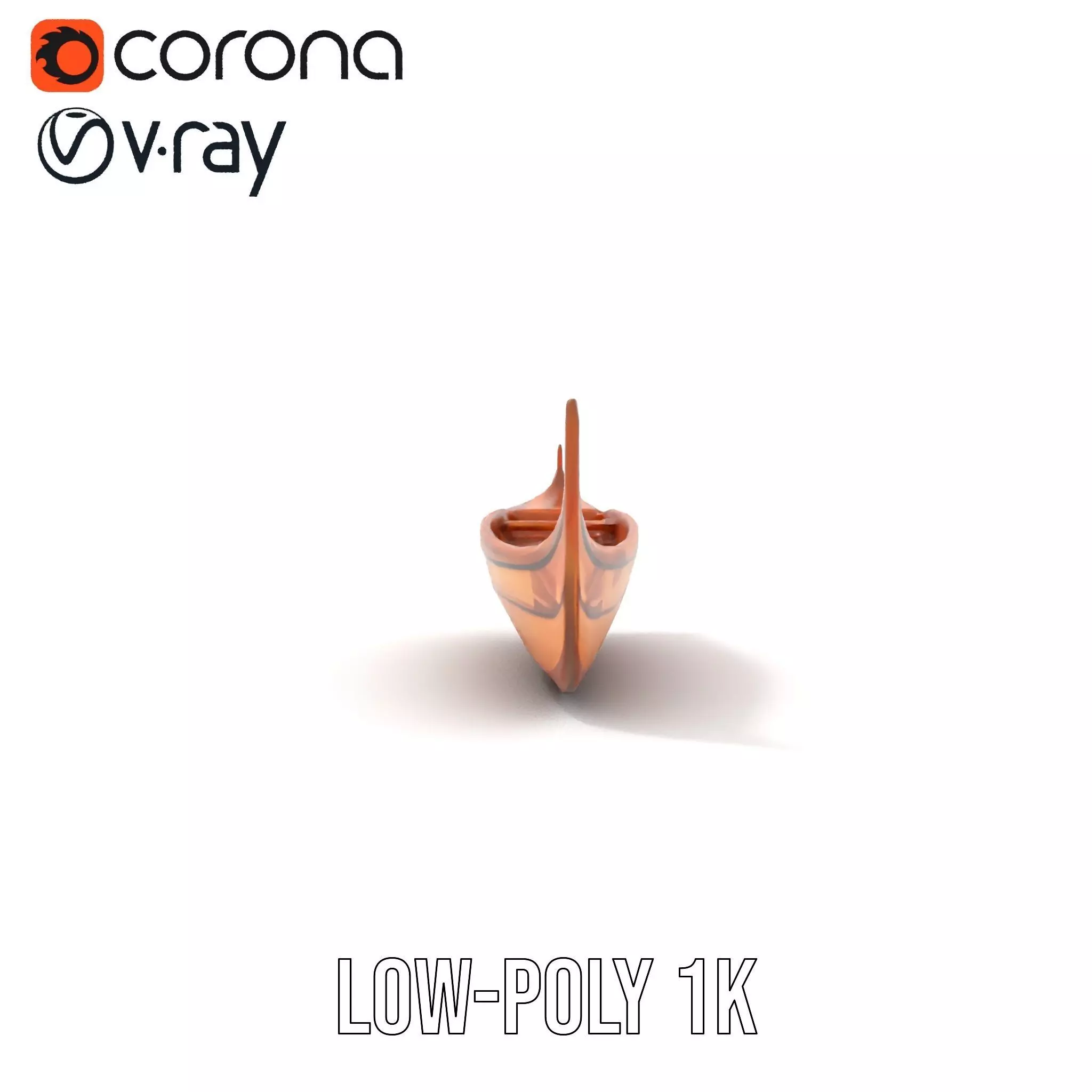 Viking Longship Model Pack with Detailed Wooden Texture Low-poly 3D model_8