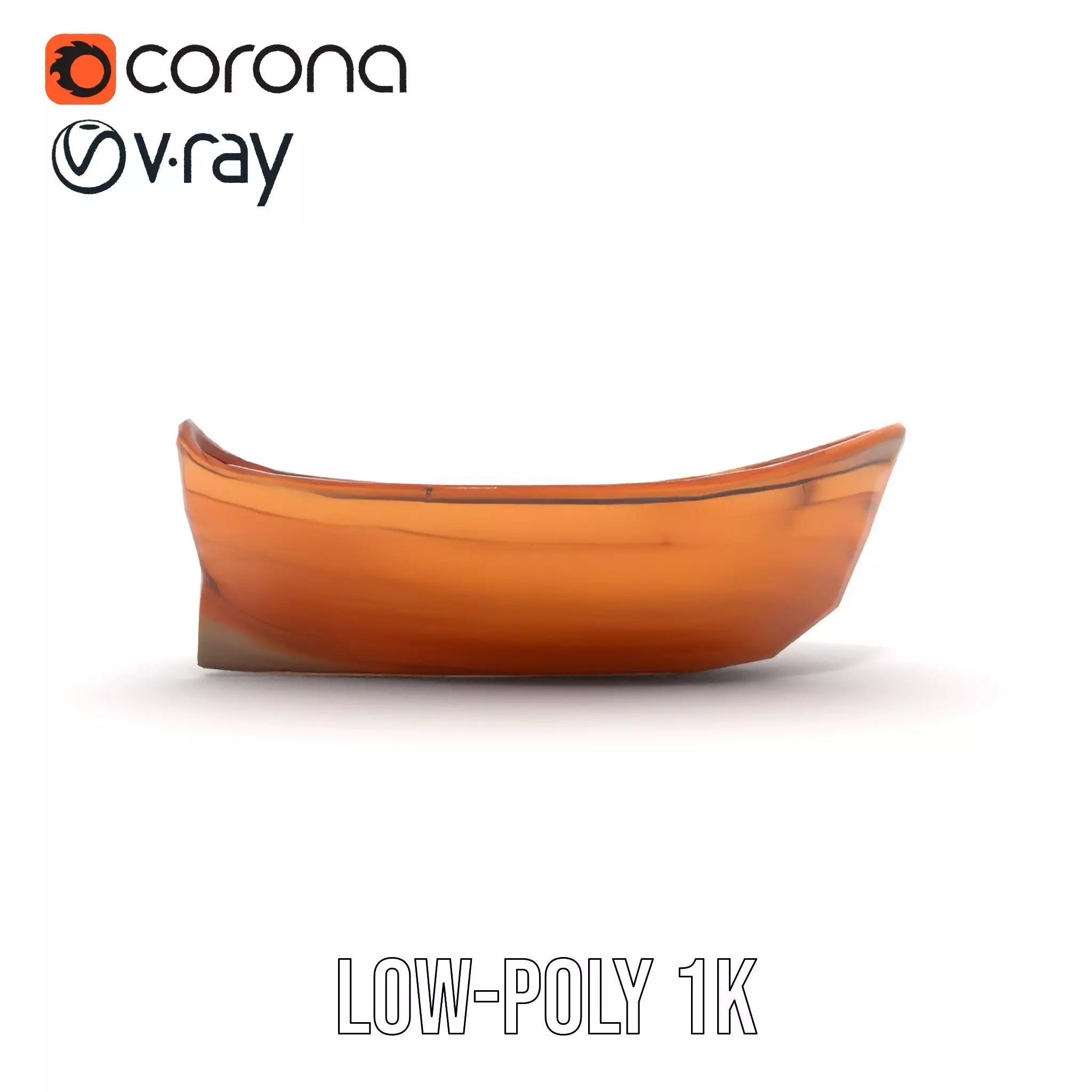 Wooden Rowboat Model Pack Low-poly 3D model_14