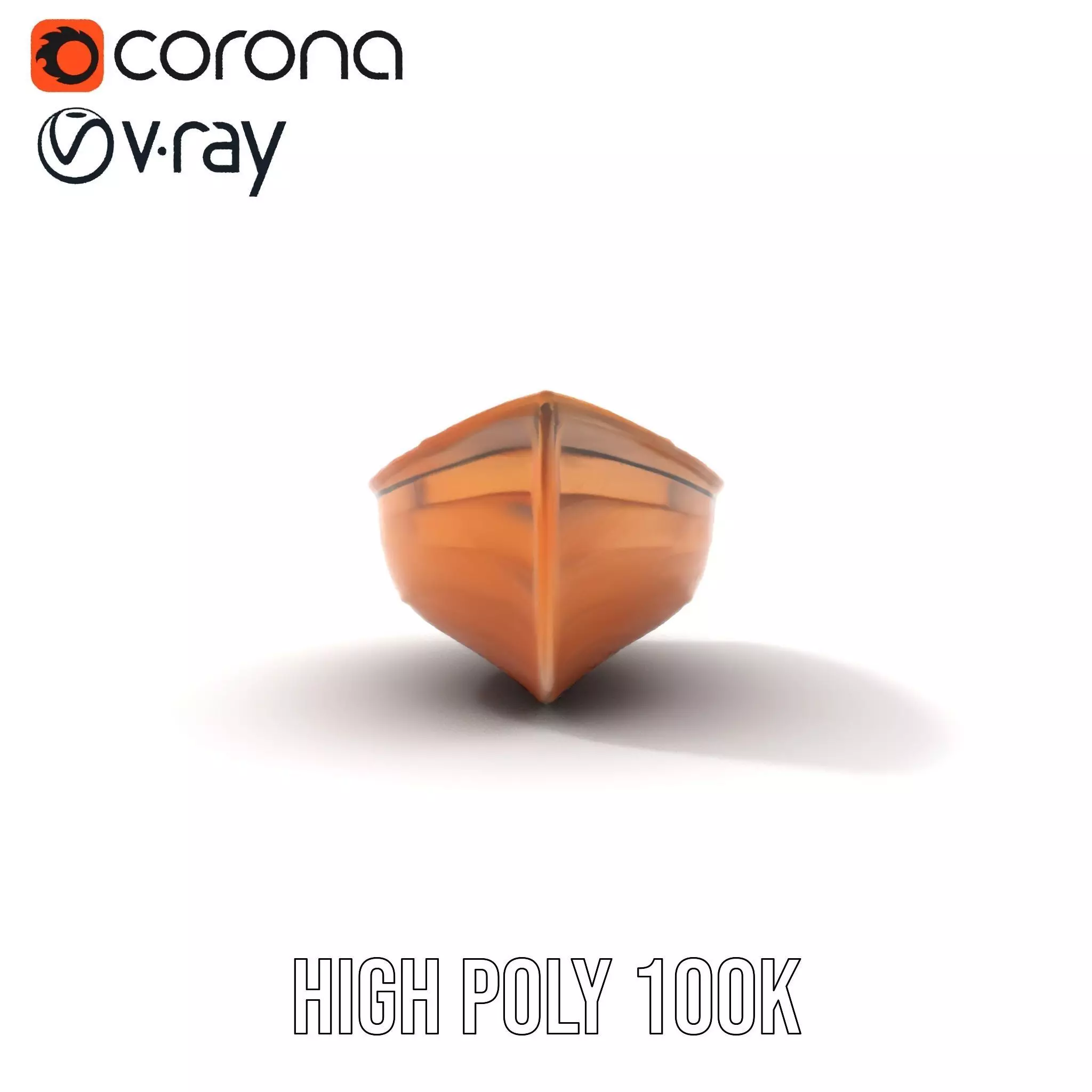 Wooden Rowboat Model Pack Low-poly 3D model_26