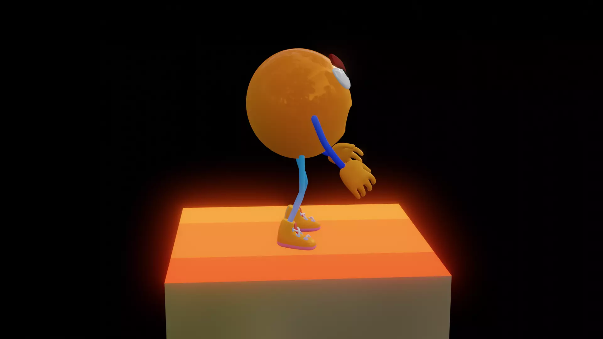 Emoji  Smiling Low-poly 3D model_19