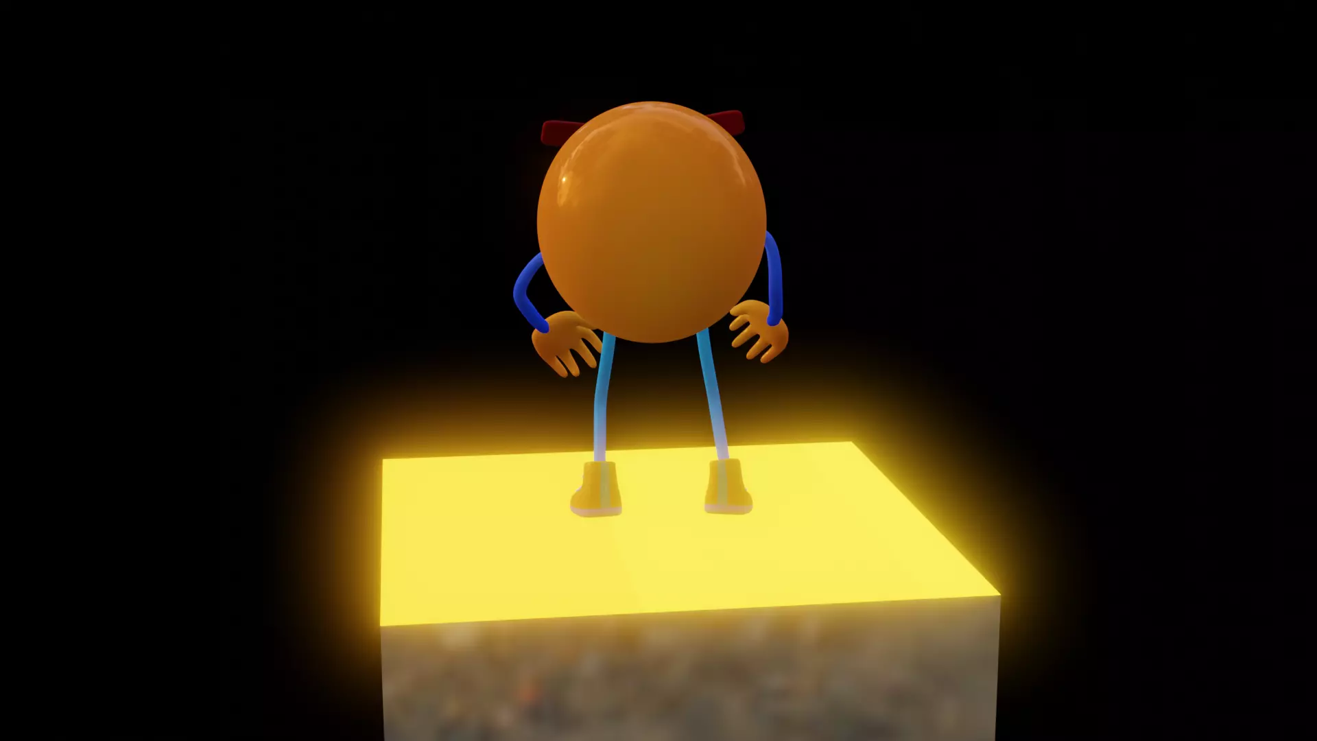 Emoji  Smiling Low-poly 3D model_13