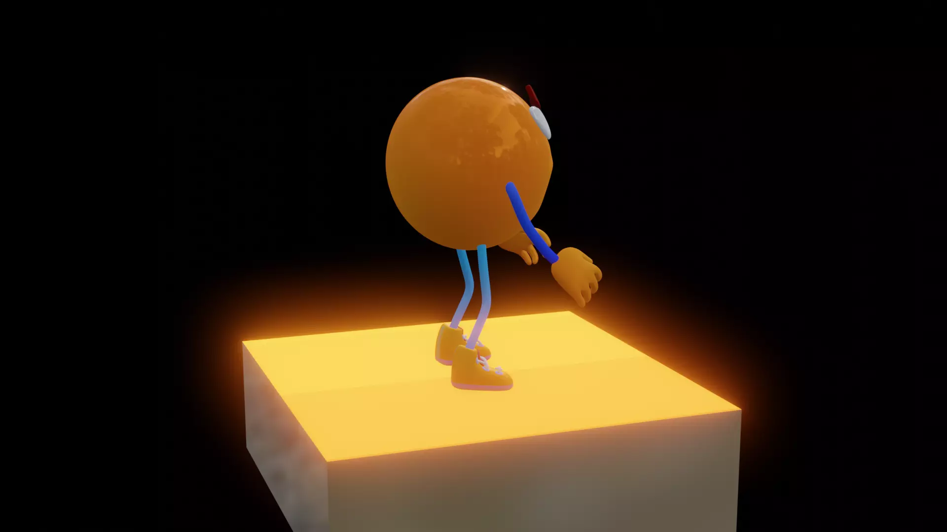 Emoji  Smiling Low-poly 3D model_18