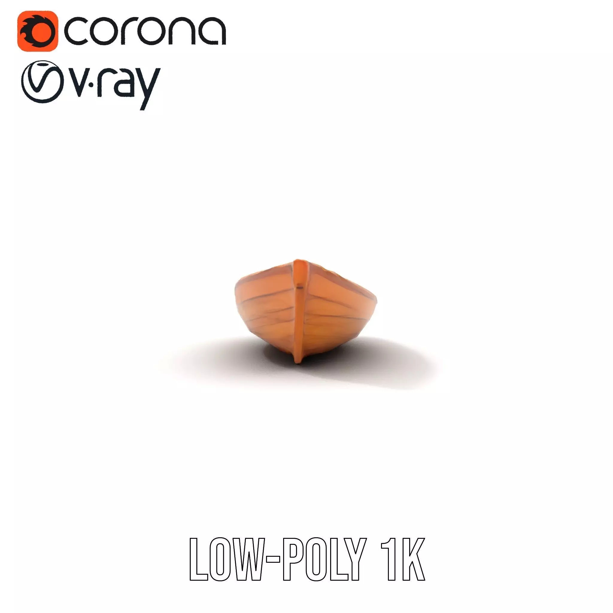 Wooden Row Boat Model Pack Classic Craftsmanship Low-poly 3D model_8