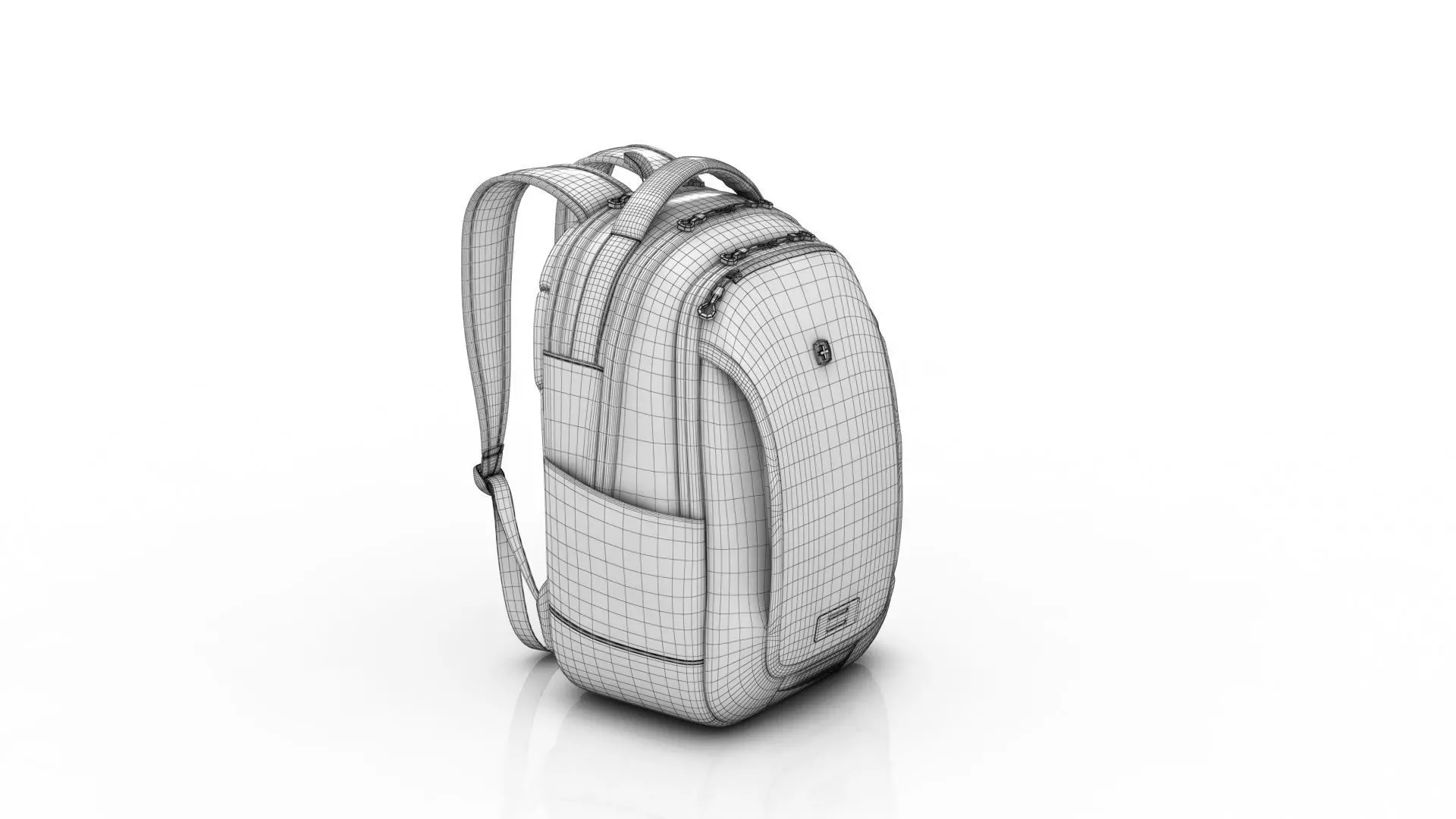 Laptop Backpack 3D model_8